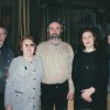 Викдан Синицын, Михаил Орешета, бард Олег Алистратов. 25 марта 2002 год