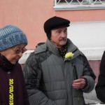 М. Игнатьев на митинге у дома Г. Васильева. 20 марта 2015