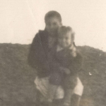 С племянником Володей. 1951 год